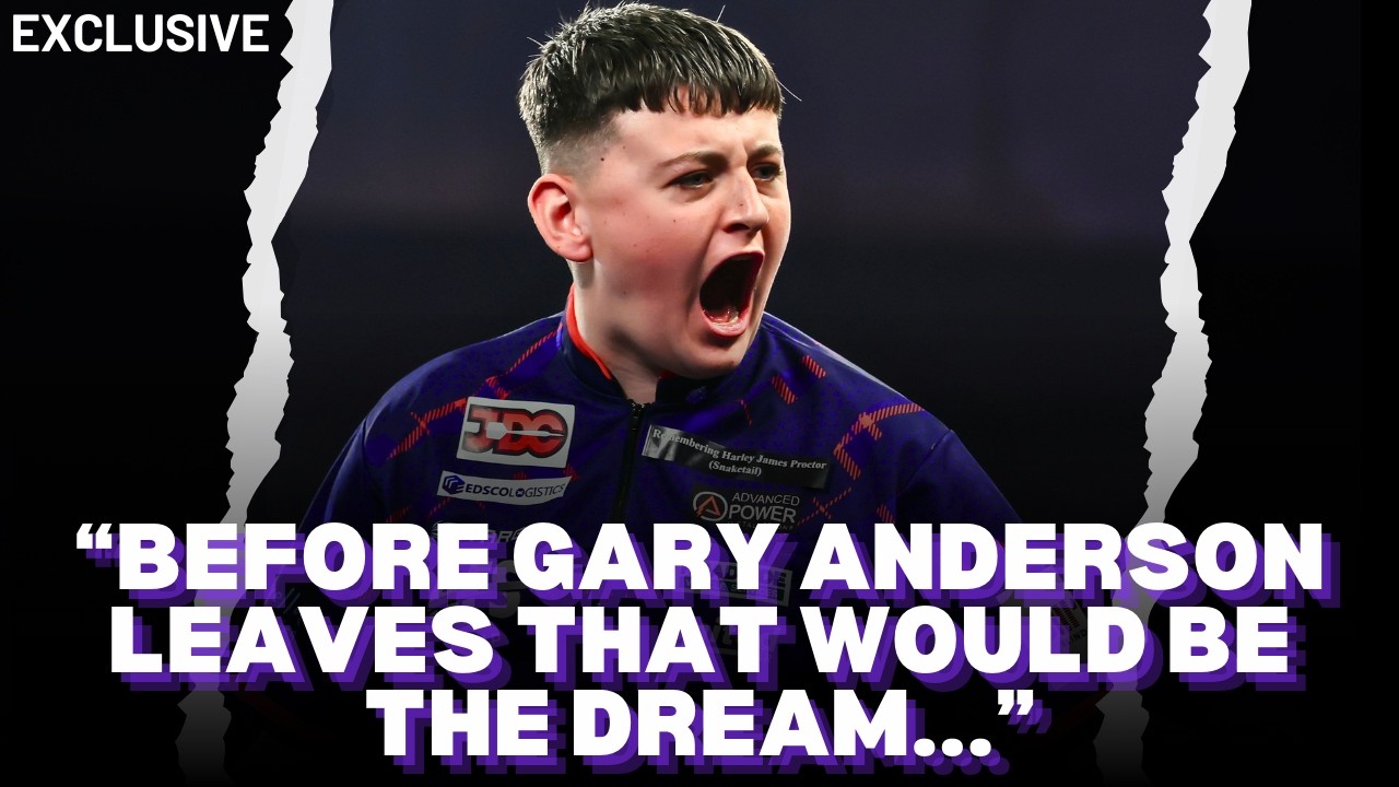 15-Year-Old Mitchell Lawrie REVEALS Gary Anderson DREAM, Talks Luke Littler & World Masters SHOCK