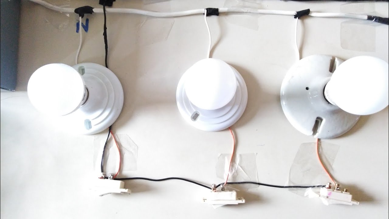 Como Controlar Lámparas de Tres Lugares Separados * Instalaciones Eléctricas