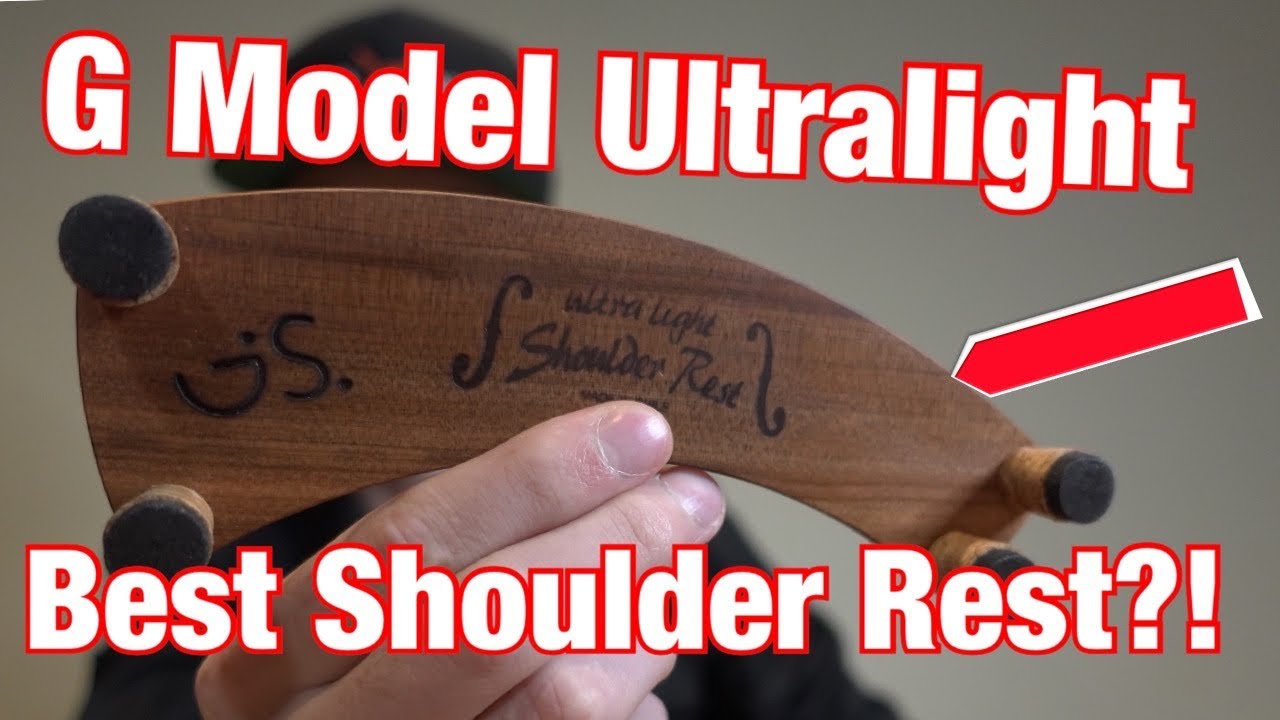 Most INTERESTING violin shoulder rest? - G Model Ultralight Violin Shoulder Rest - First Impressions