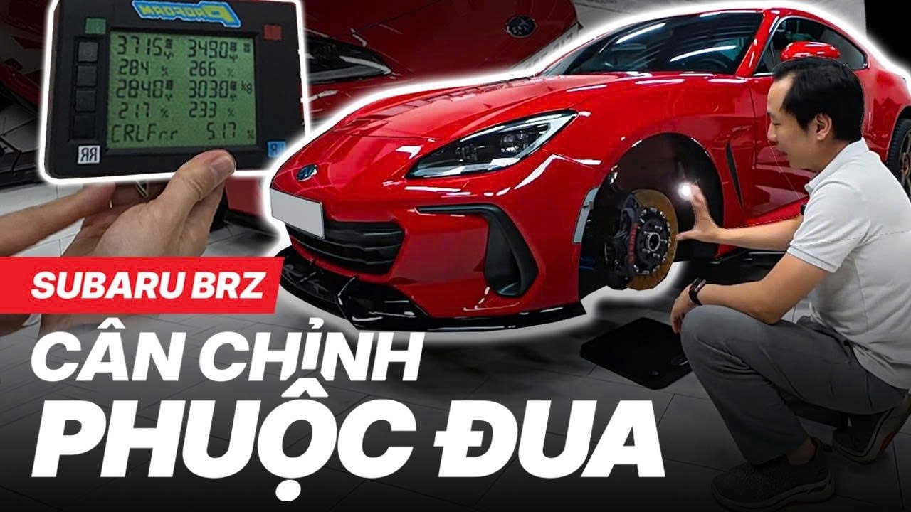 Setup Subaru BRZ: Cân Corner Weight, Chỉnh Phuộc & Test Thực Tế