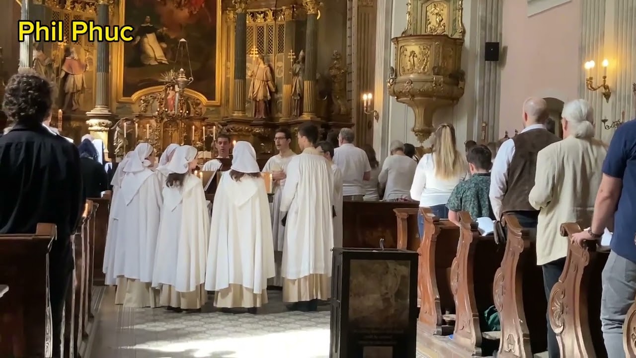 Part 2 - Old traditional Latin mass at St. Michael's Church - Budapest
