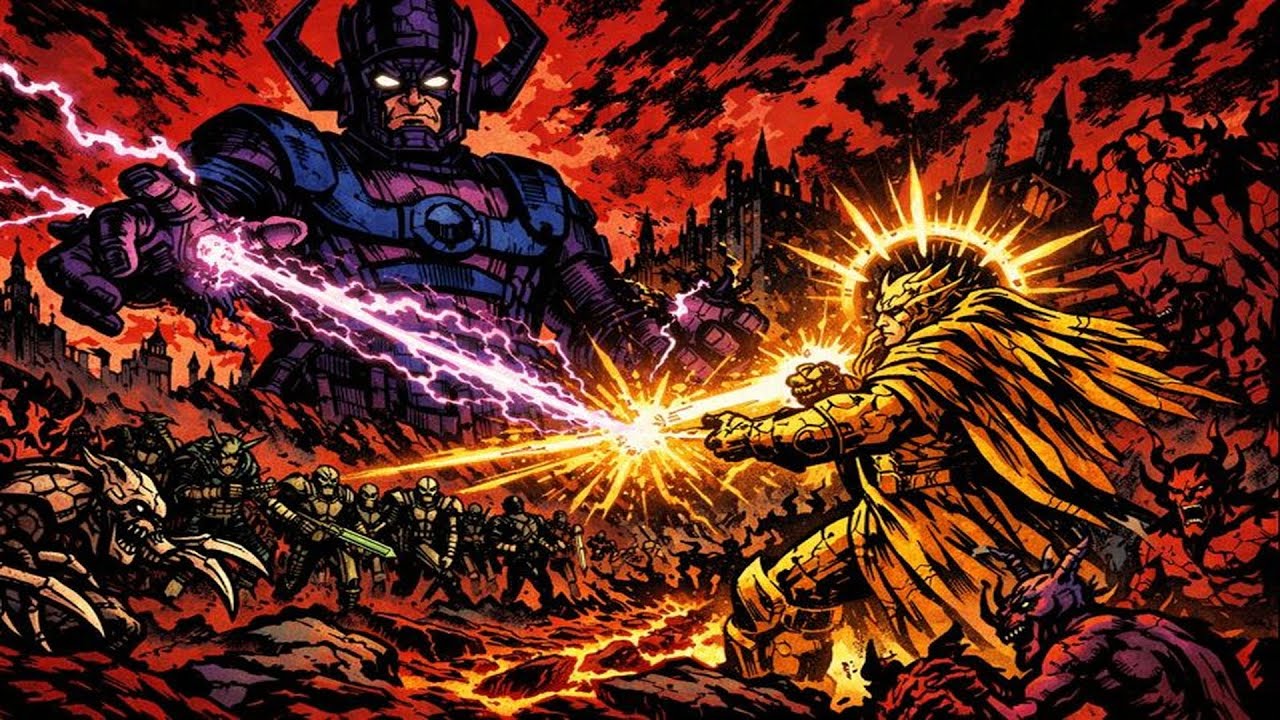 Что если Вестник Галактуса Попал во Вселенную Warhammer 40K?