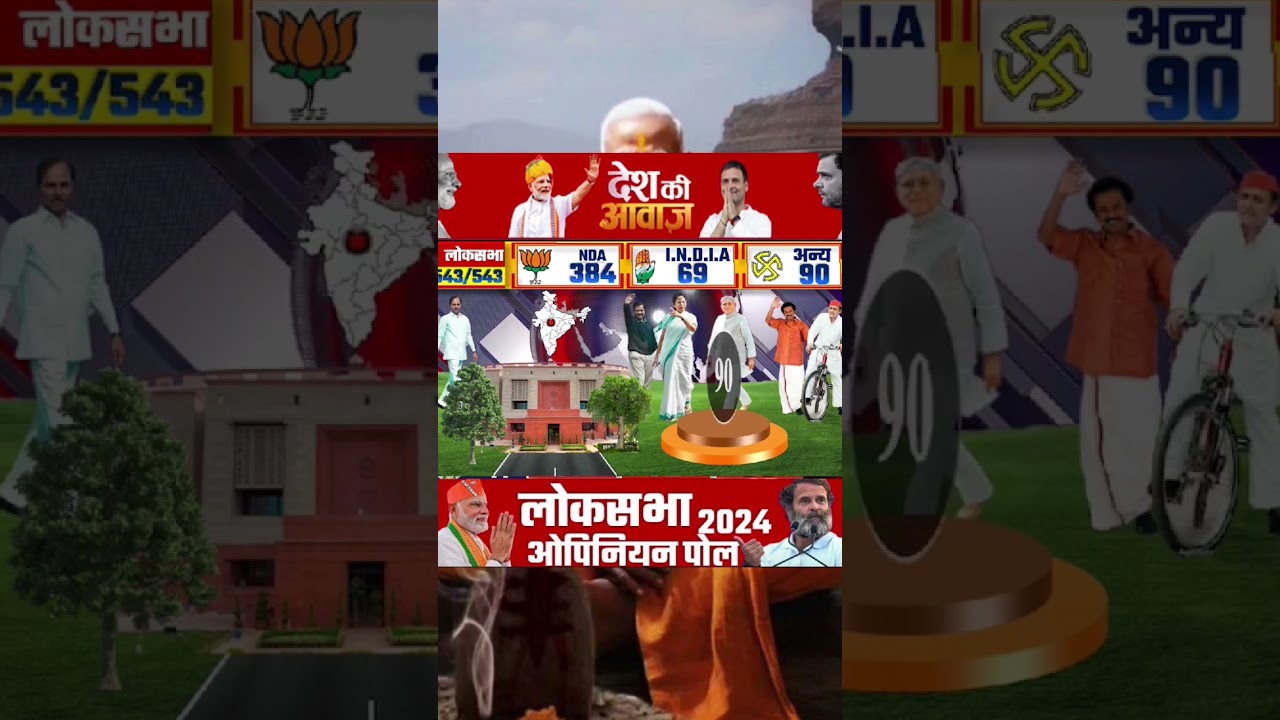 lok sabha opinion poll 2024 , | Narendra Modi | Rahul Gandhi | BJP | INDIA vs NDA | 2024 election