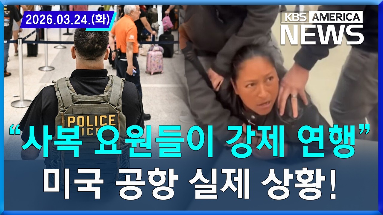 &ldquo;사복 요원들이 강제 연행&rdquo;&hellip; 미국 공항 실제 상황 / 2026. 03. 24