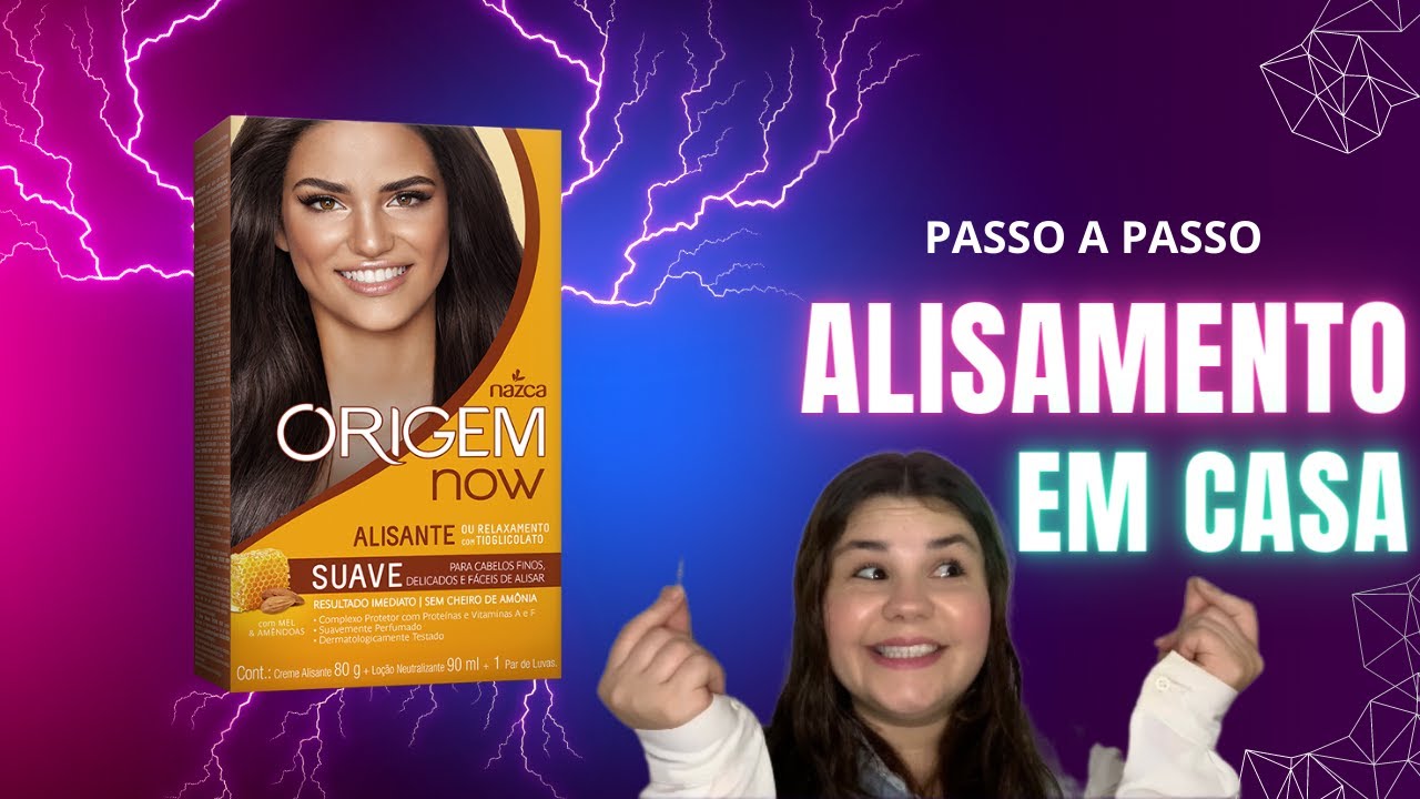 Passo a passo de como usar o alisante da origem sem quebrar os cabelos .PASSO A PASSO