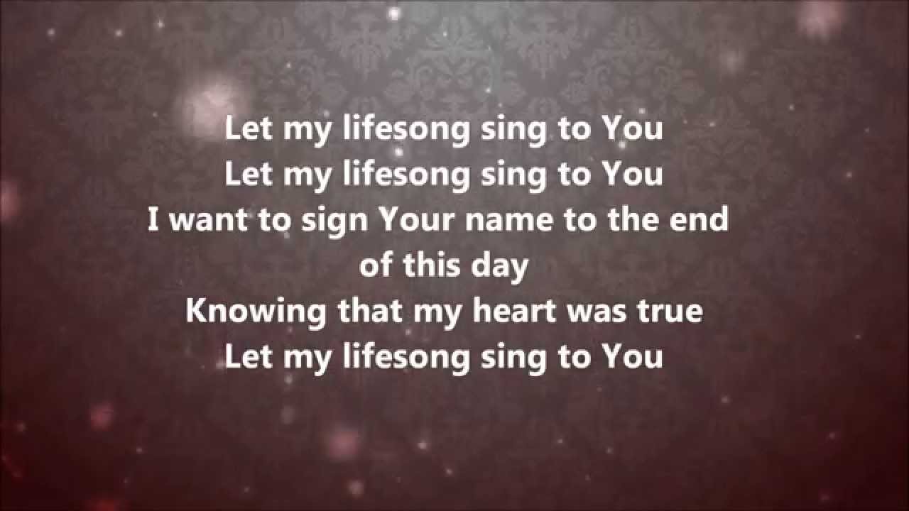 Casting Crowns - Lifesong (Lyrics)