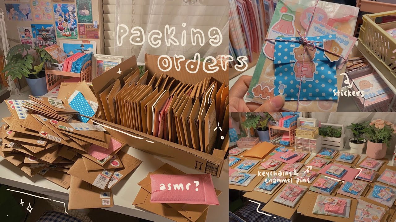 packing orders for my small business 💰