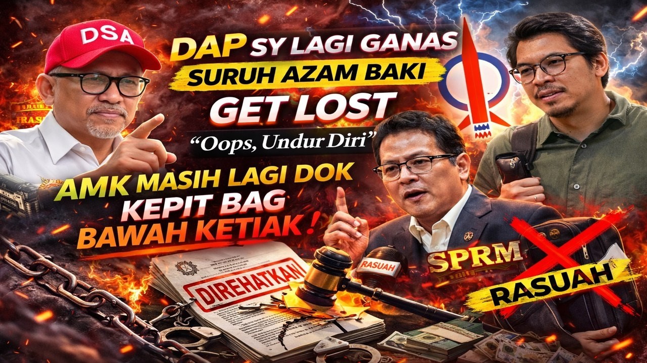 DAPsy lagi ganas suruh Azam Baki get lost oops undur diri, AMK masih lagi dok kepit bag bawah ketiak