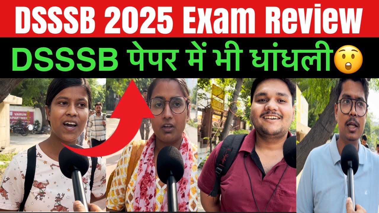 DSSSB Paper Review today | 10 October 1st Shift Review | DSSSB exam 2025 |Student Saviour 