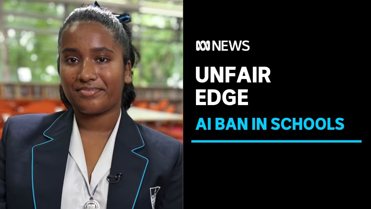 Fears school AI bans could disadvantage some | ABC News