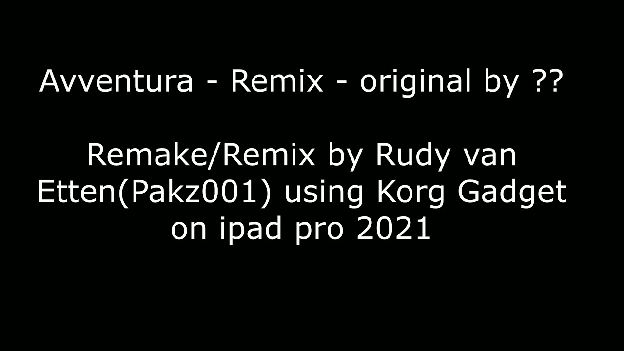 Avventura - Remix - Original by ?? ( AmigaRemix )