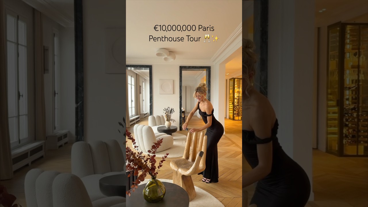 #asmr 10 Million Dollar House Tour ✨#asmrvideo #luxury #housetour #realestate #paris