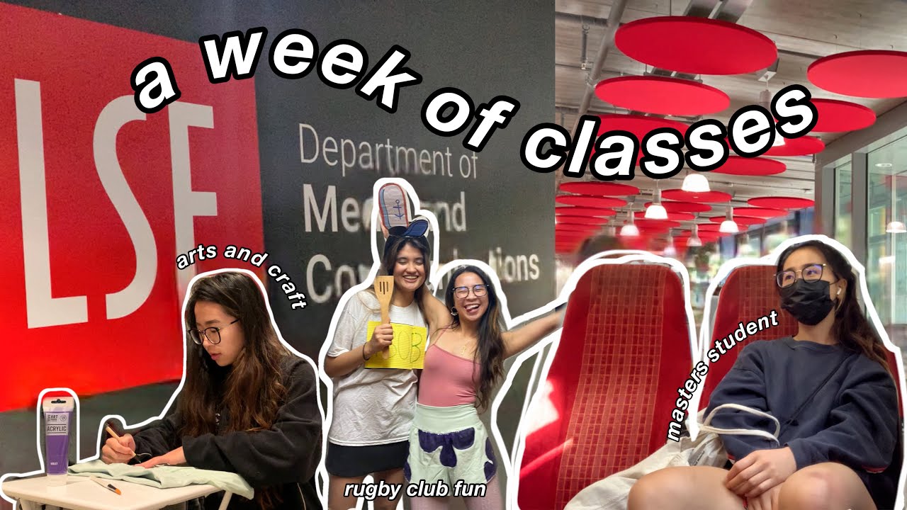a week in the life of a LSE media and communications masters student! | lectures, rugby trainings&hellip;❤️