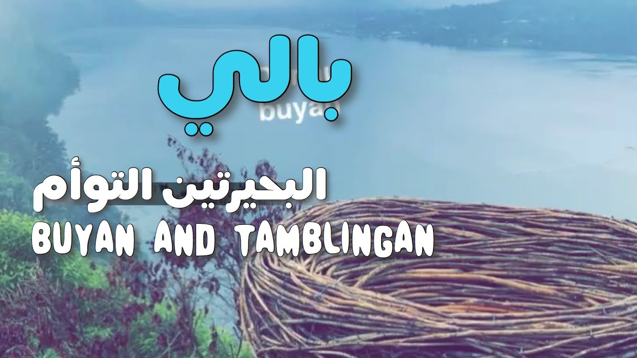 البحيرتين التوأم بويان و تامبلينقان في جزيرة بالي اندونيسيا  🇮🇩 bali Twin Lakes Buyan&Tamblingan