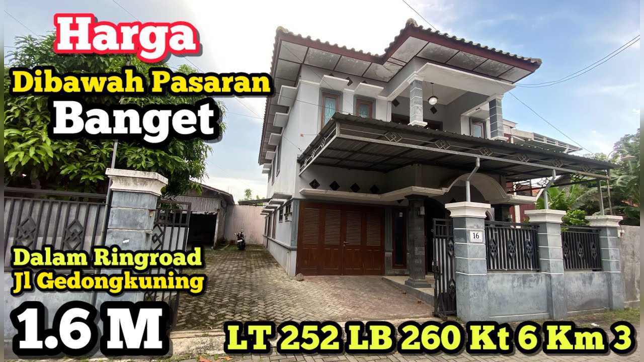 MURAH Bawah Pasaran Mepet Pusat Kota Jogja dkt jl Gedongkuning JEC