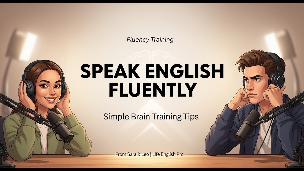 SPEAK English Fluently with Simple Brain Training Tips from Sara and Leo | Life English Pro