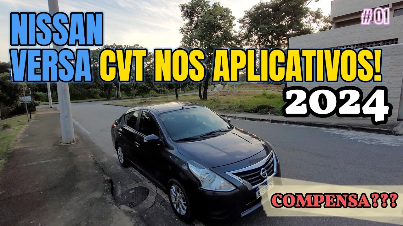 🚗Nissan Versa CVT autom&aacute;tico na Uber em 2024!!  #uber/ #99pop