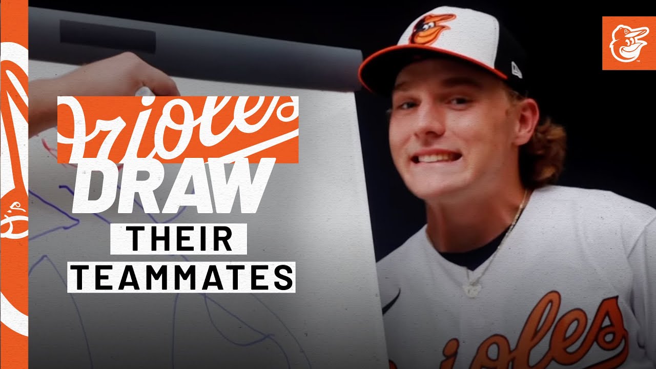 O's Players Attempt to Draw Teammates | Baltimore Orioles