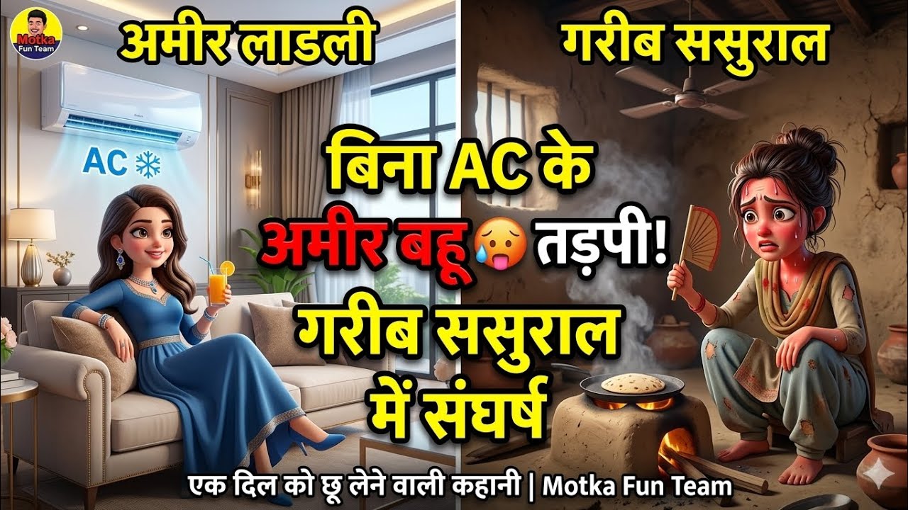 Amir Ladki Ki Garib Sa 😭 | Rich Girl Poor Boy Story in Hindi | Hindi Kahaniya#trending #aiart #2026 