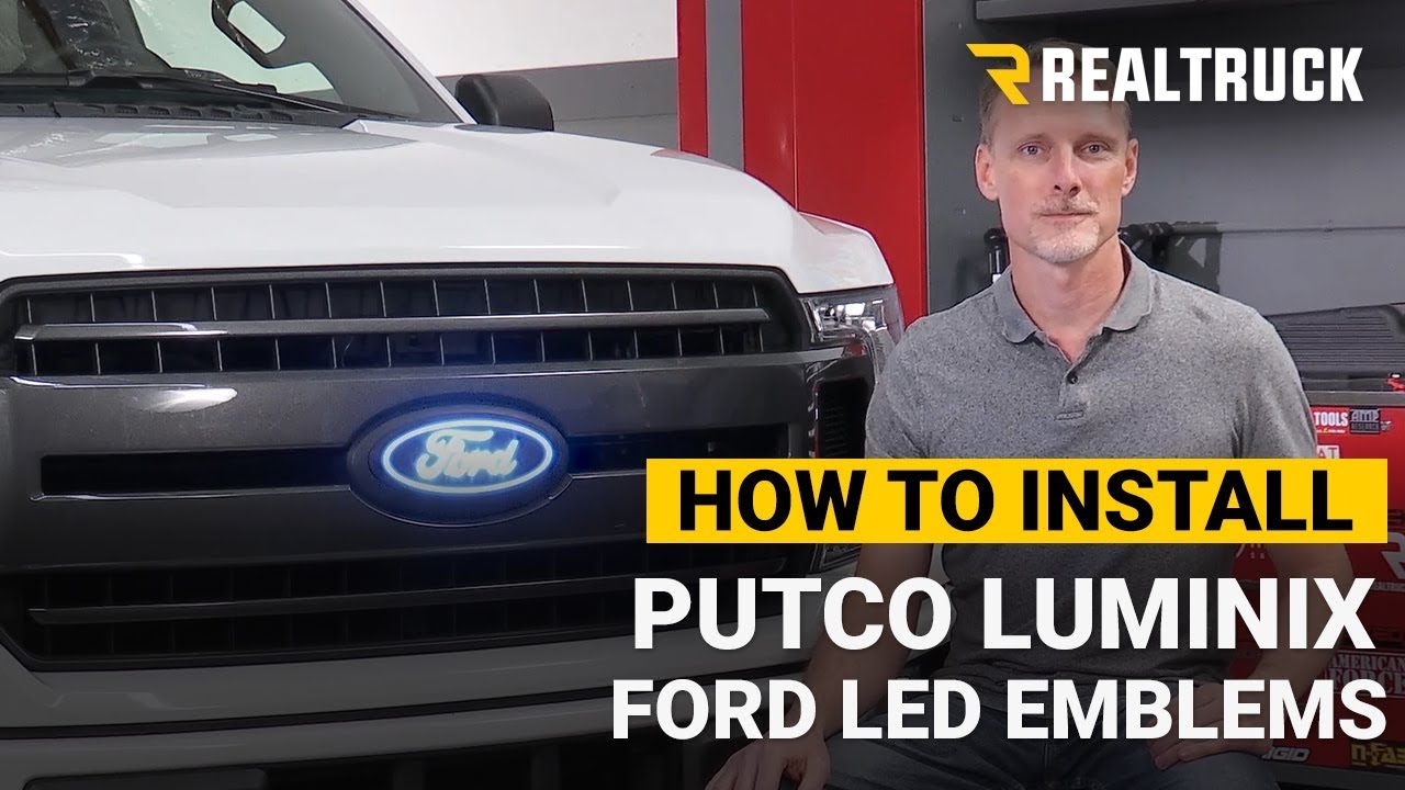 How to Install Putco Luminix Ford LED Emblem on a Ford F-150