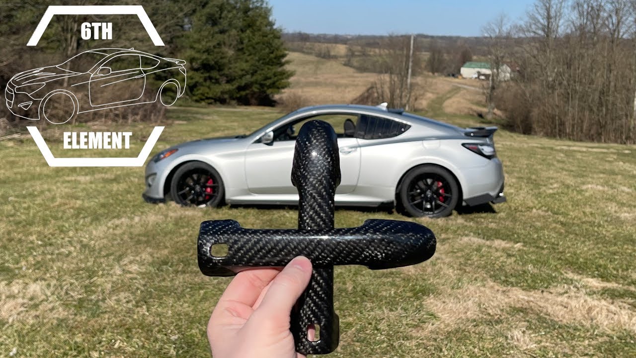 Genesis Coupe получает дверные ручки из углеродного волокна 6th Element!