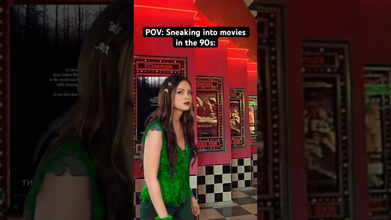 POV: Sneaking into movies in the #90s &hellip;#nostalgia #millennials #relatable #90skids