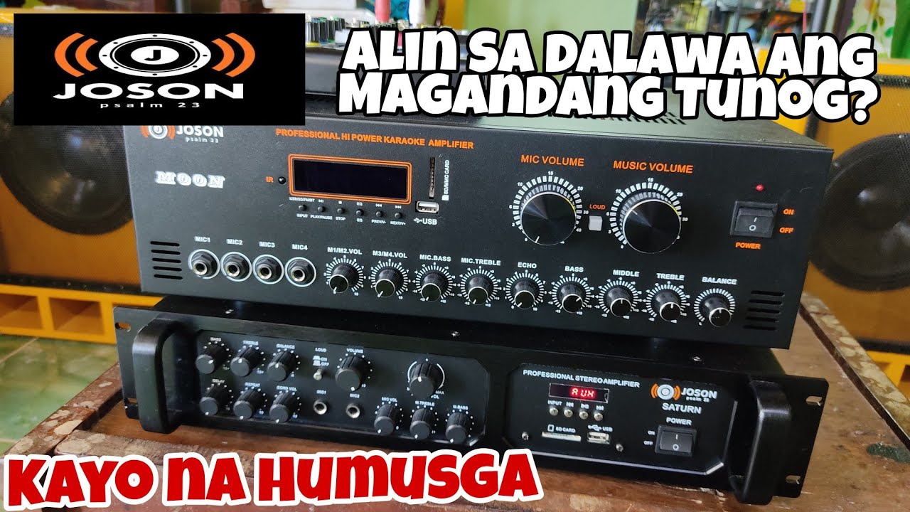 Joson Moon Vs. Joson Saturn amplifier