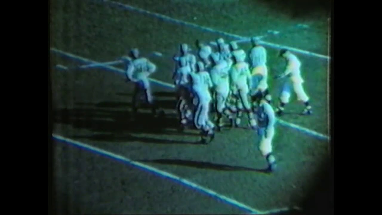 Bluefield Beavers Vs Parkersburg 1959 AAA Football State Championship