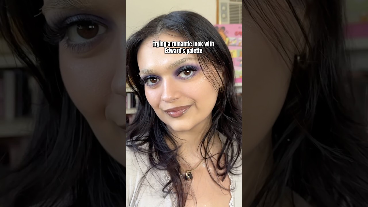 The shimmers are almost iridescent! #glamlite #eyelook #makeupshorts #shorts