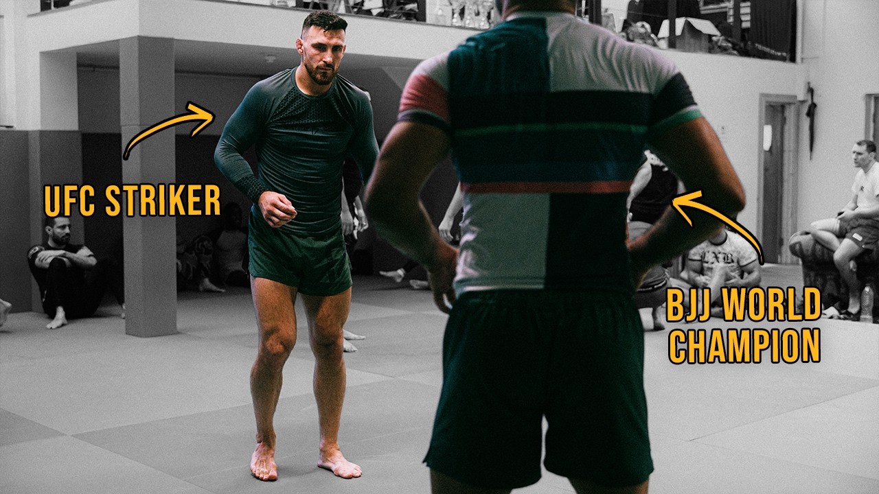 UFC Striker vs. BJJ World Champion (Brazilian Jiu-Jitsu Sparring)