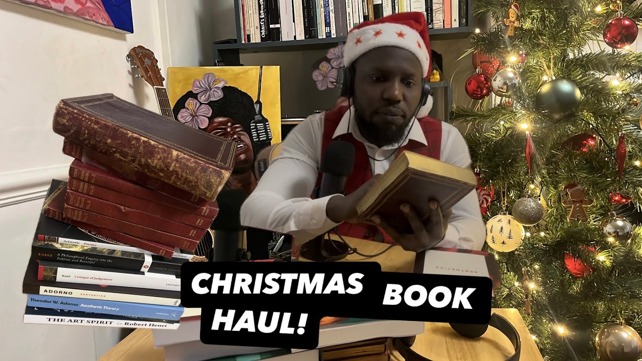 A Bibliophile Autodidact Christmas Book Haul: AESTHETIC EDUCATION OF MAN! 