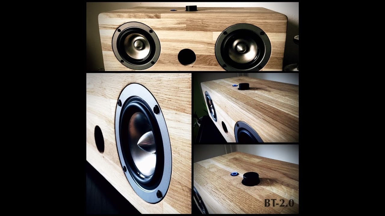 Tang Band DIY 2x100w Hi-end apt-x Bluetooth speaker! Build plan!