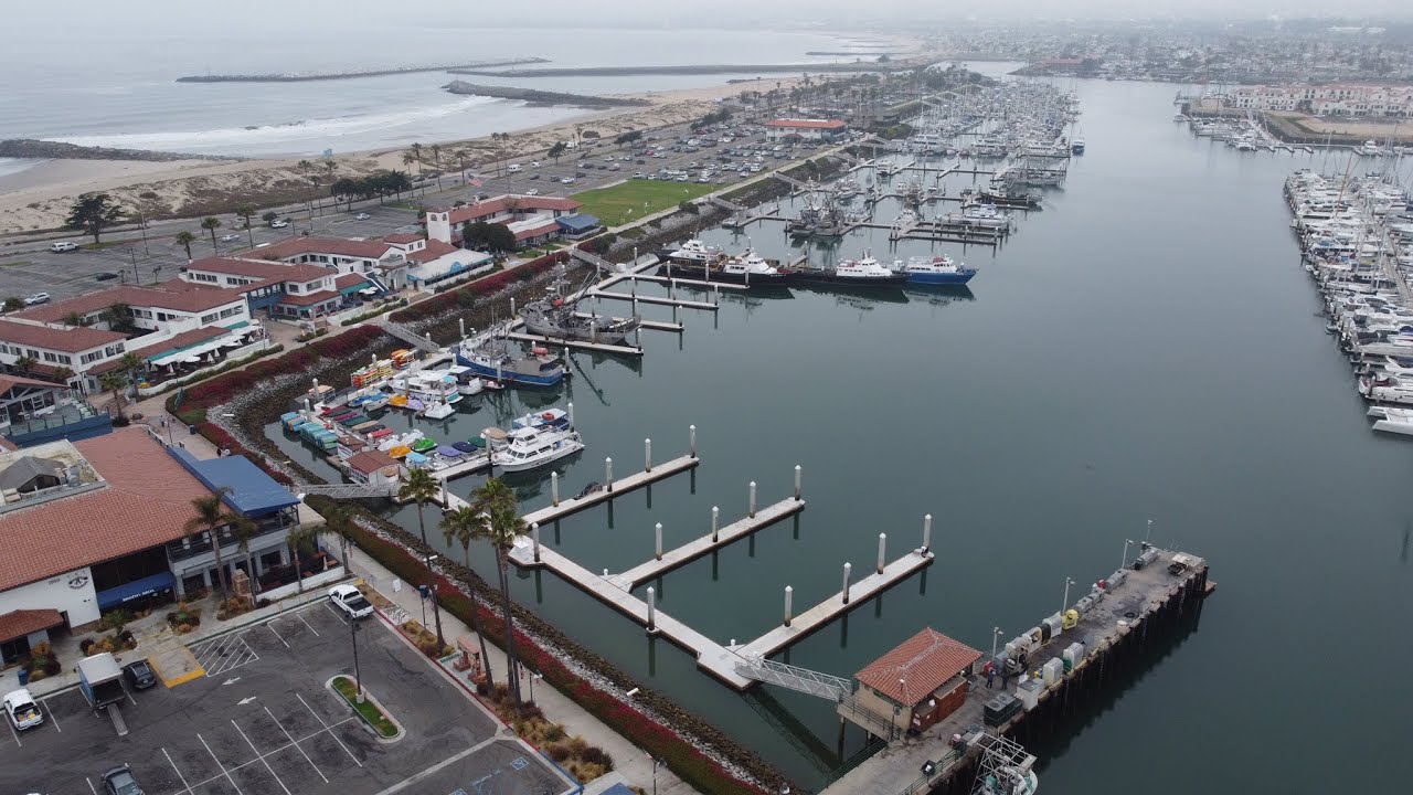 VENTURA HARBOR, CALIFORNIA, DJI Mini 2 drone footage