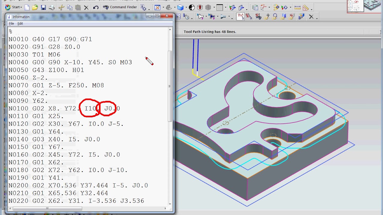 NX CAM - Q4.How to use R instead of I,J,K in your Circular Move.
