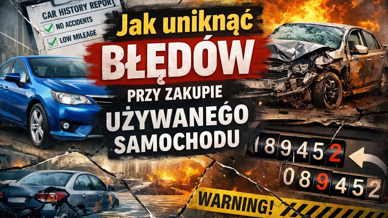 Unikaj tych błędów przy zakupie używanego samochodu!
