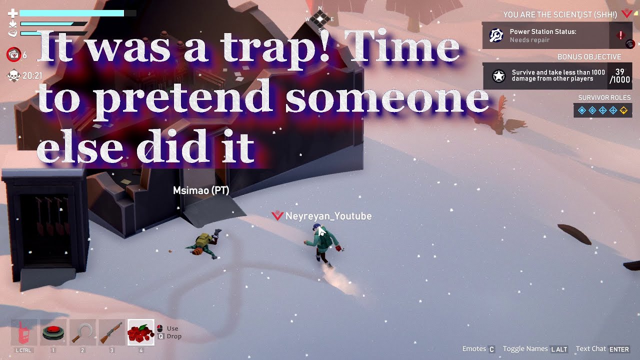Project Winter gameplay - Social Deception game - Traitor Victory by lying - Similar to Among Us