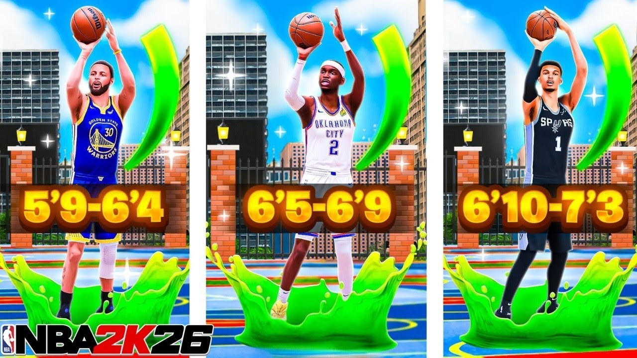 BEST JUMPSHOTS for ALL BUILDS & 3PT RATINGS in NBA 2K26! NEVER MISS AGAIN🔥