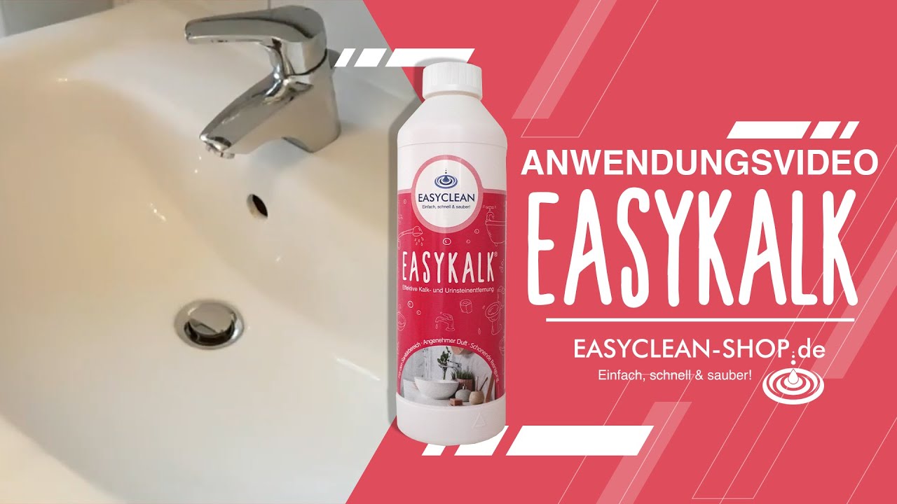 SO WIRD DEIN WASCHBECKEN WIEDER KALKFREI! MIT EASYKalk!