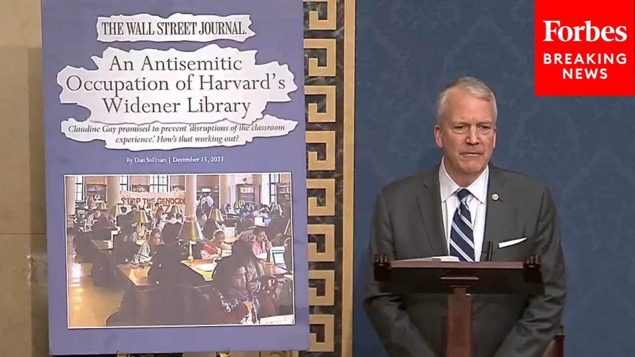 'Horrifying': Dan Sullivan Accuses Harvard University Of Permitting 'Anti-Semitism' On Campus