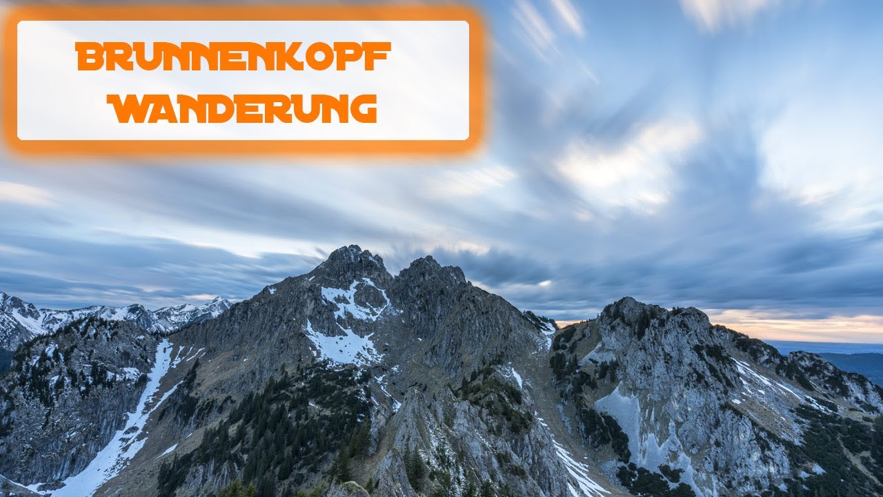 Traumhafter Sonnenuntergang auf dem Brunnenkopf