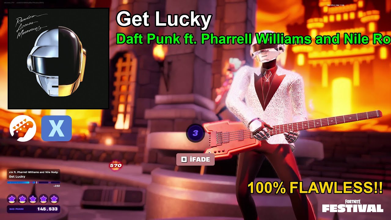 Get Lucky Expert Bass 100% FC - Fortnite Festival