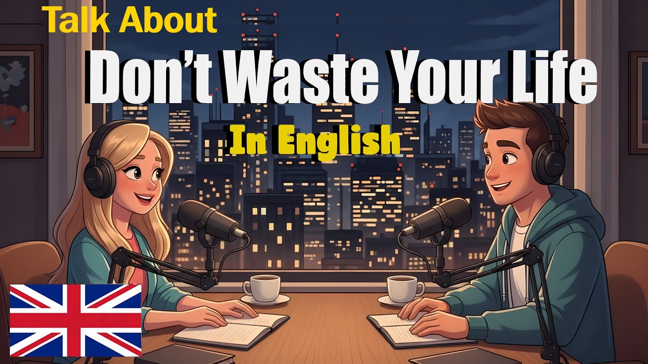 Don’t Waste Your Life | English Podcast for Easy Conversation in Daily Life | Learn English Fast