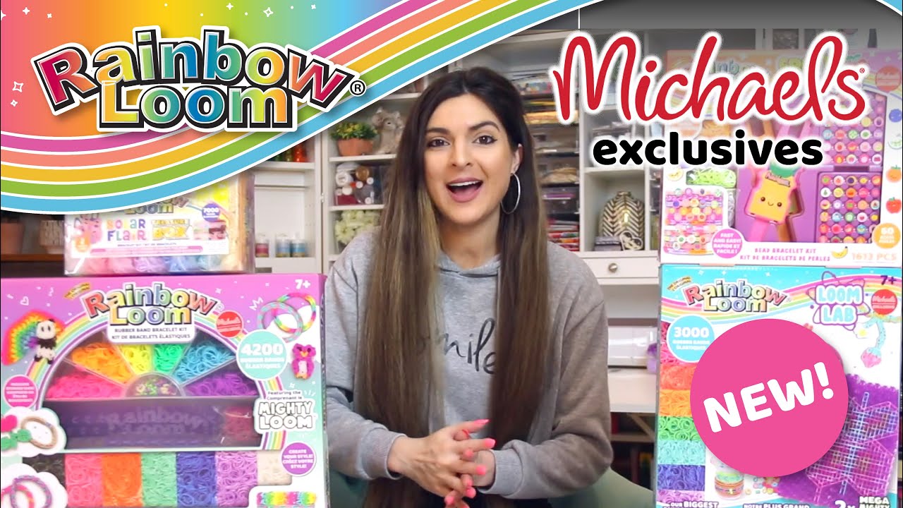 THEY'RE FINALLY HERE! 🌈 Unveil NEW Rainbow Loom Michaels Exclusives with Socraftastic!