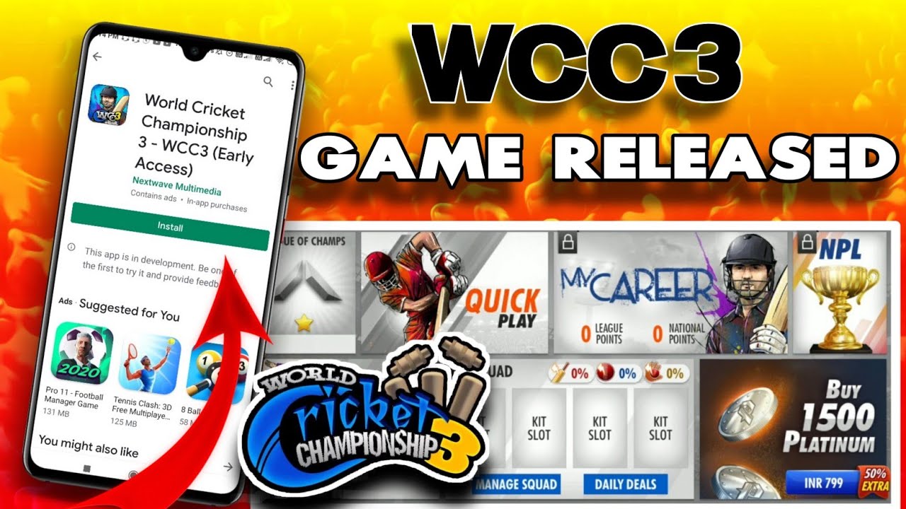 🔥 WCC3 Released !! Surprise !! Full Game Review !!