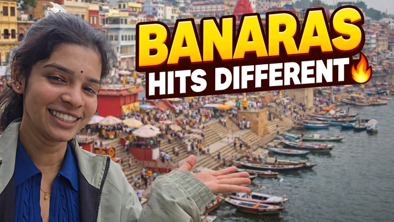 Varanasi (Kashi) Vlog Part 1 | Varanasi Ghats, Temples, Street Food | Kashi, Banaras