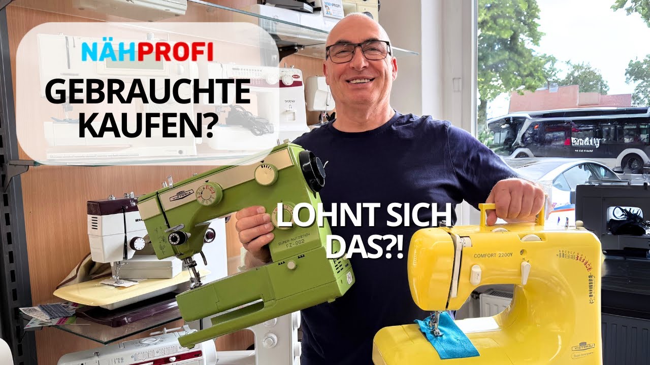 Gebrauchte N&auml;hmaschine kaufen? Das musst du VORHER wissen! 🧵⚠️