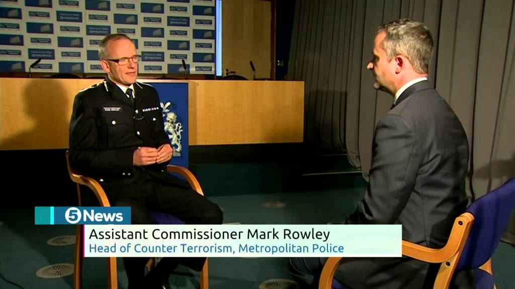 Scotland Yard says four men from London were charged with intending to commit acts of terrorism