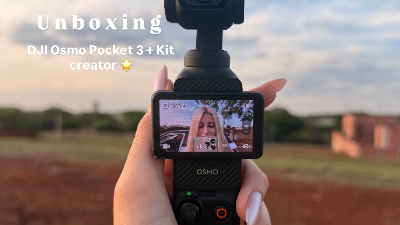 A MELHOR CÂMERA PRA VLOGS - Unboxing DJI Osmo Pocket 3 🎥