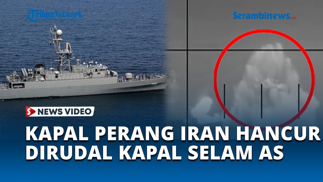 Kapal Selam AS Tenggelamkan Kapal Perang Iran di Lepas Pantai Sri Lanka
