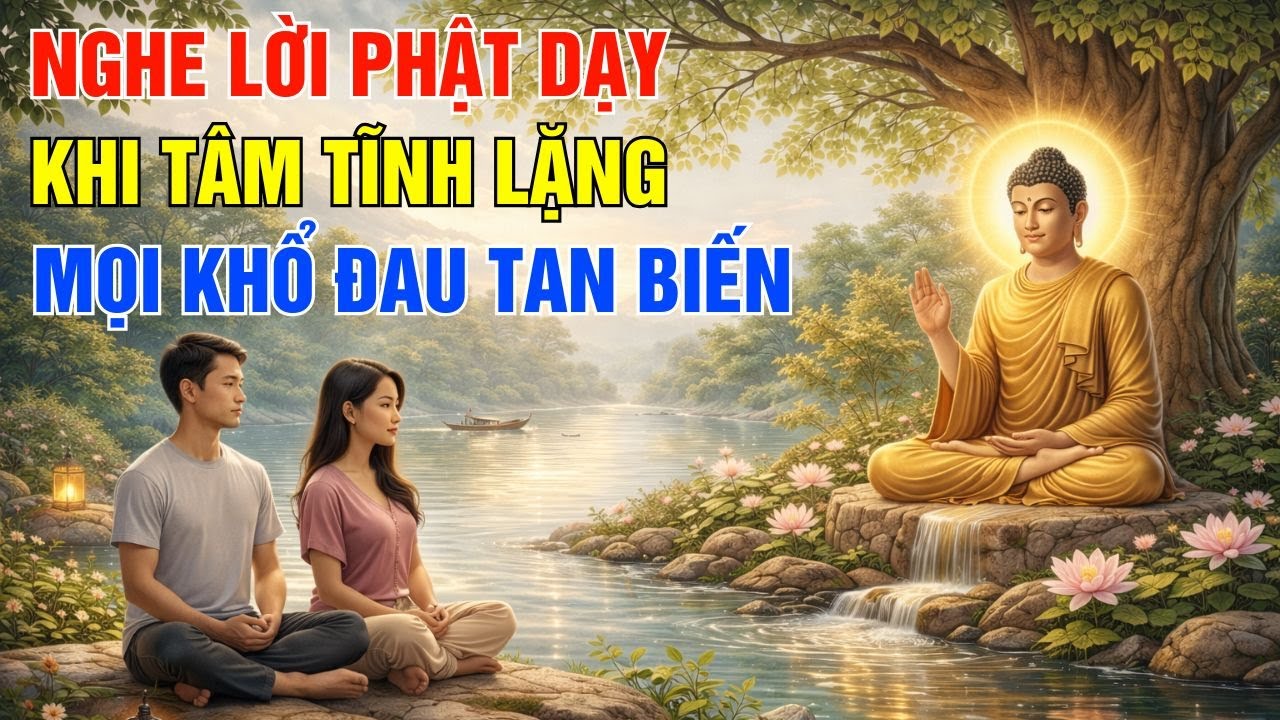 Nghe Lời Phật Dạy - Khi Tâm Tĩnh Lặng - Đời An Nhiên, Mọi Khổ Đau Tan Biến| Đạo Phật Đời Sống